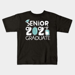 merch senior 2021 graduate Kids T-Shirt